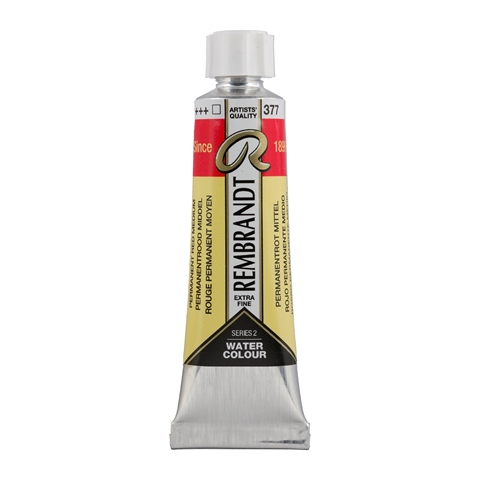 Picture of Rembrandt Watercolor 10ml - 377 - Perm.Red Med S2