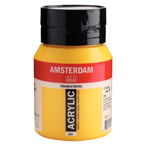 Picture of Amsterdam Acrylics 500ML AZO YELLOW MED