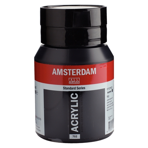 Picture of Amsterdam Acrylics 500ML LAMP BLACK