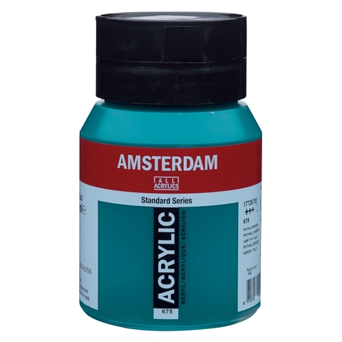 Picture of Amsterdam Acrylics 500ML PHTH.GREEN
