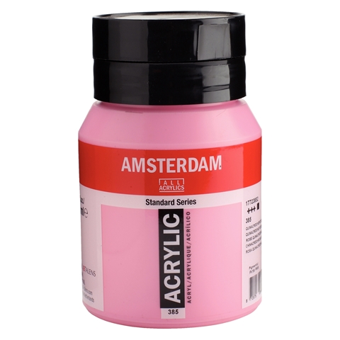 Picture of Amsterdam Acrylics 500ML QUINAROSE LT