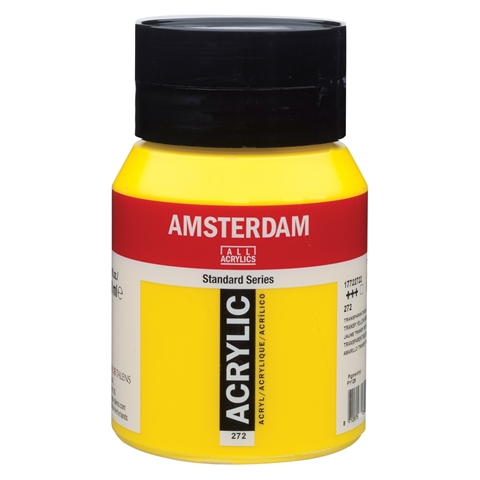 Picture of Amsterdam Acrylics 500ML TRANSP.YLW MED