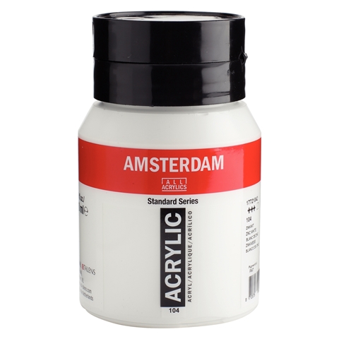 Picture of Amsterdam Acrylics 500ML ZINC WHITE