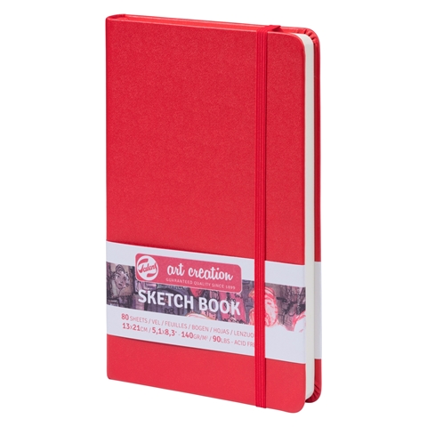 Picture of TAC SKETCH BOOK RED 13X21 140GSM
