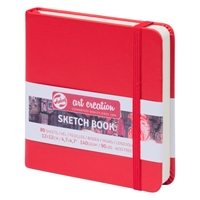 Picture of TAC SKETCH BOOK RED 12X12 140GSM